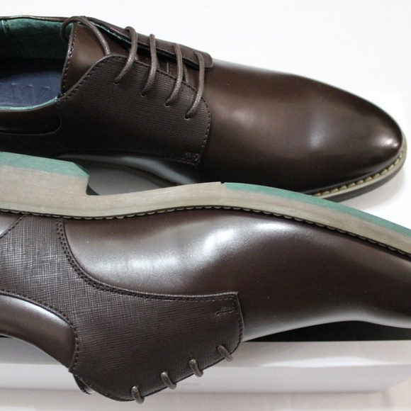 ROBERT WAYNE SANDRINO BROWN OXFORD SHOES - Picture 6 of 6
